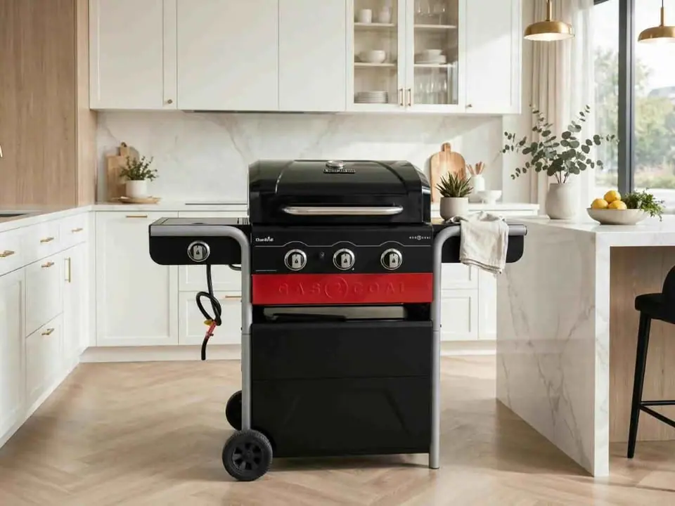 Combination gas and charcoal barbecue bought with a property clearance